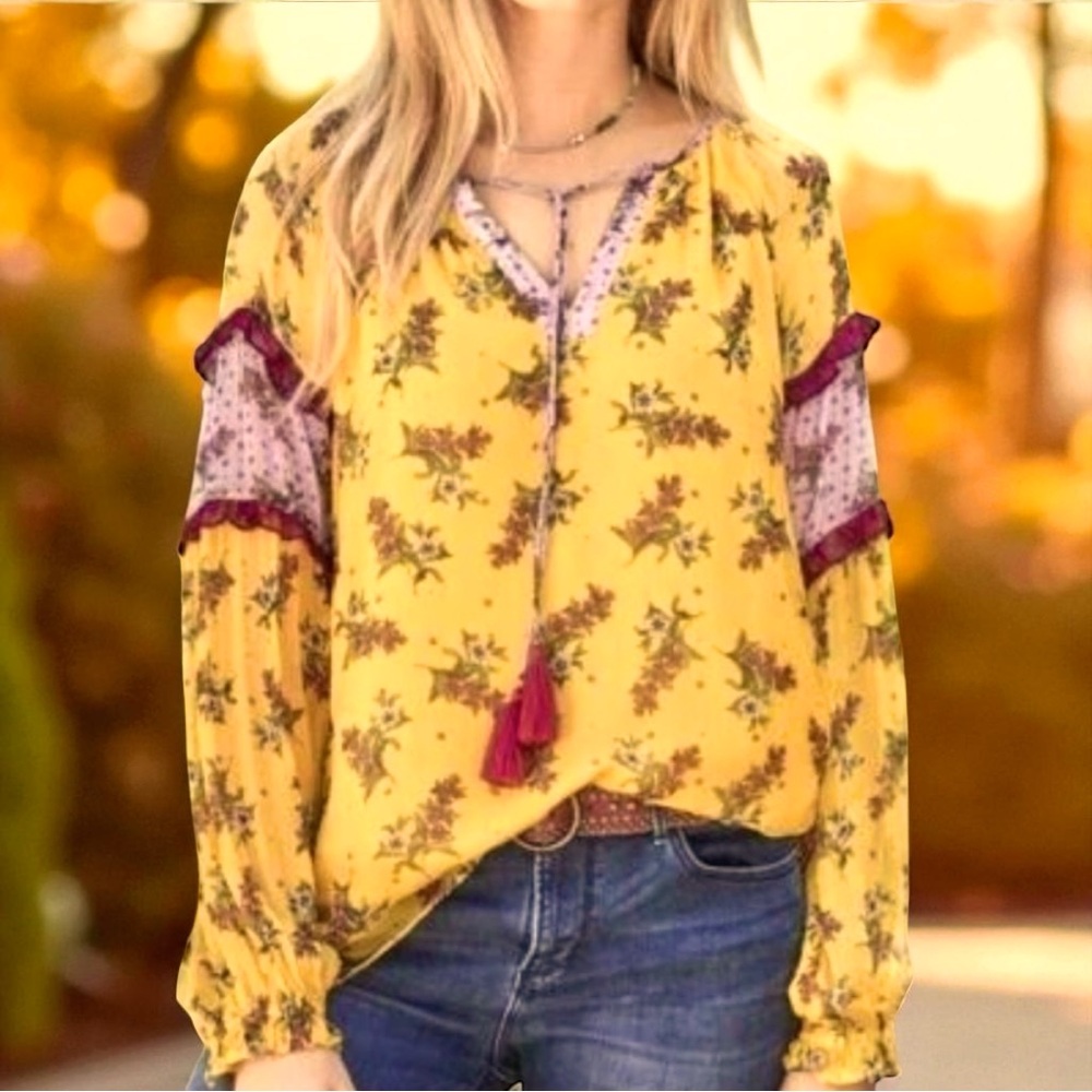 SUNDANCE Women's Floral Dreams Blouse (S)